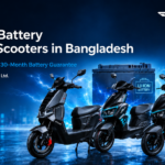Nasir Syntax Motors lithium battery electric scooters in Bangladesh with 30-month battery guarantee